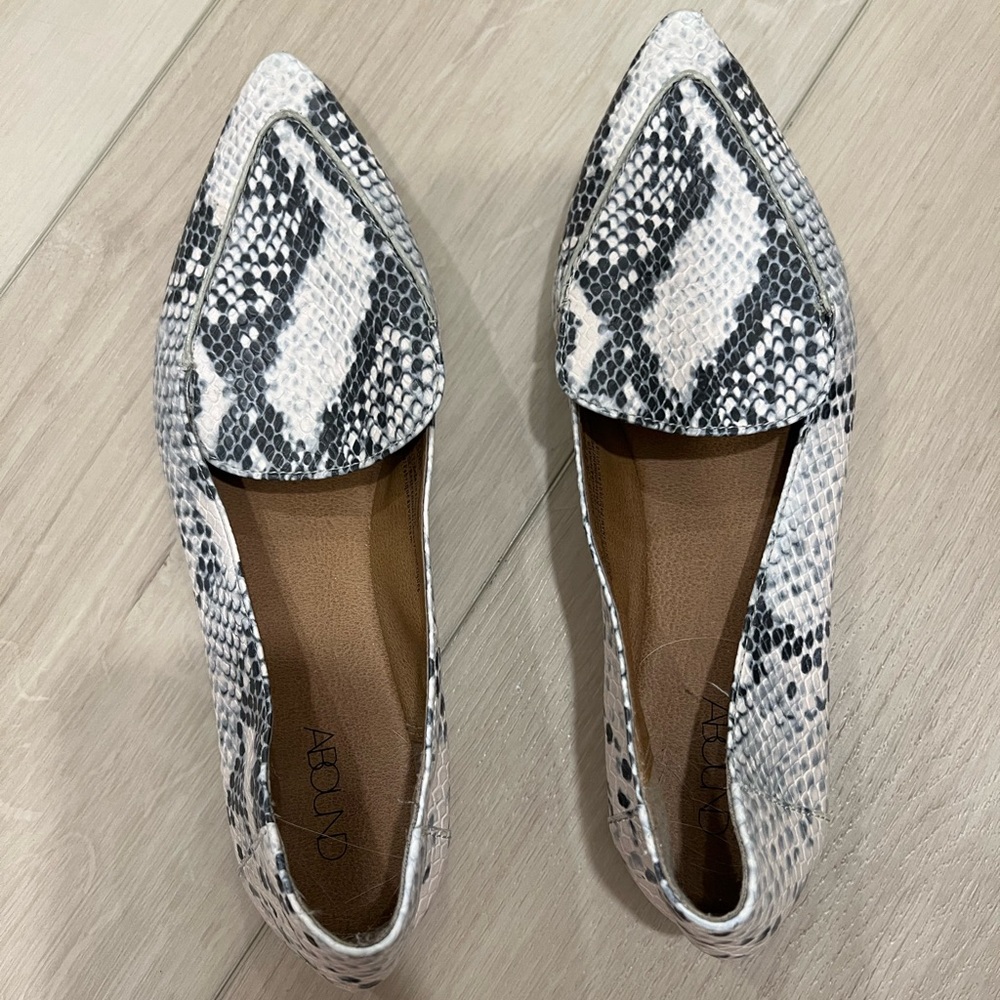 Abound - Leather Leopard Print Flats